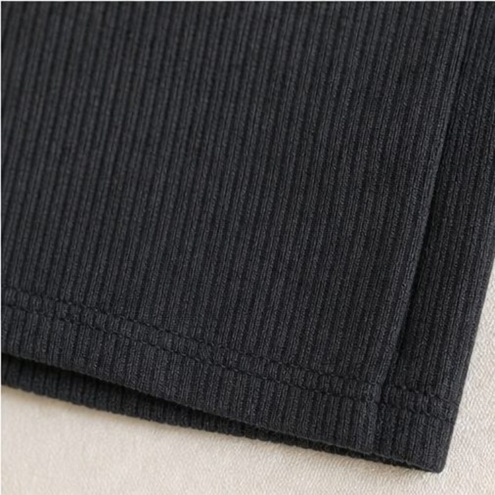 Charcoal Ruffle Blouse - Picture 6 of 6
